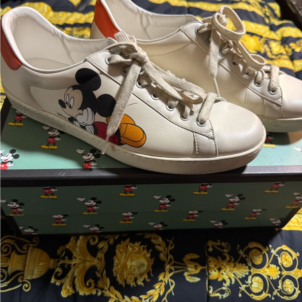 Gucci x Disney White Sneakers